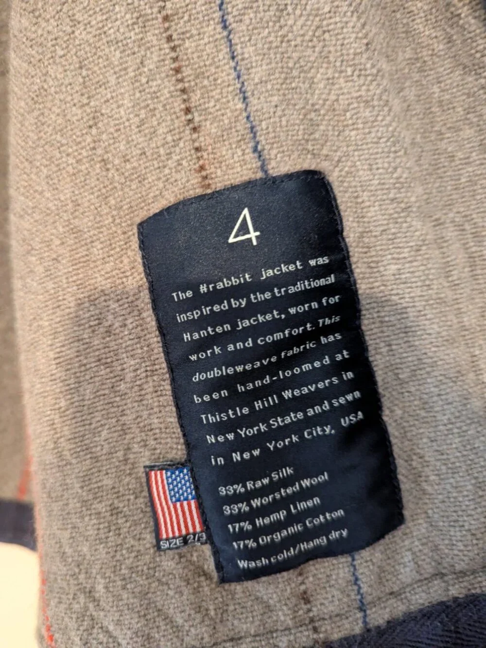 Four Objects Rabbit Jacket 2/3 - Picture 3 of 4